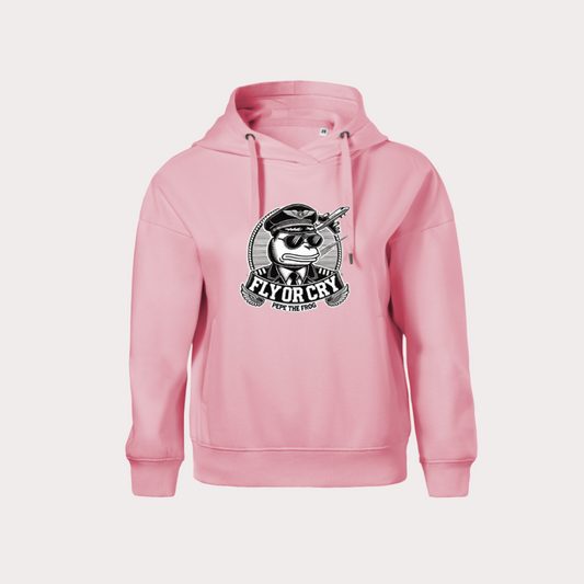 WOMEN’S HOODIE – FLY OR CRY CAPTAIN’S EDITION