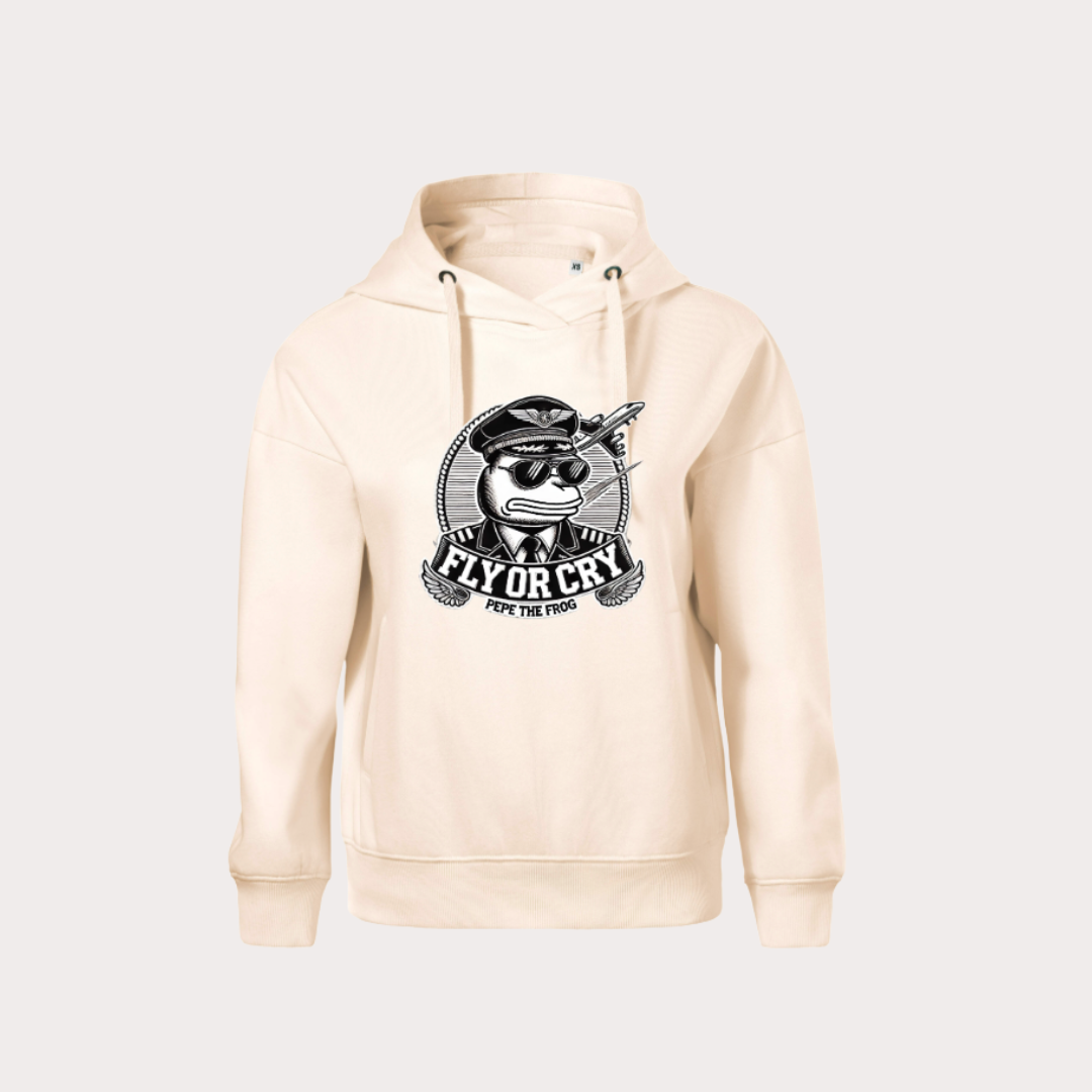 WOMEN’S HOODIE – FLY OR CRY CAPTAIN’S EDITION