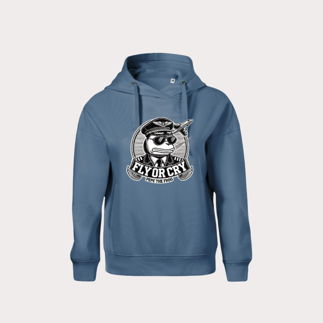 WOMEN’S HOODIE – FLY OR CRY CAPTAIN’S EDITION