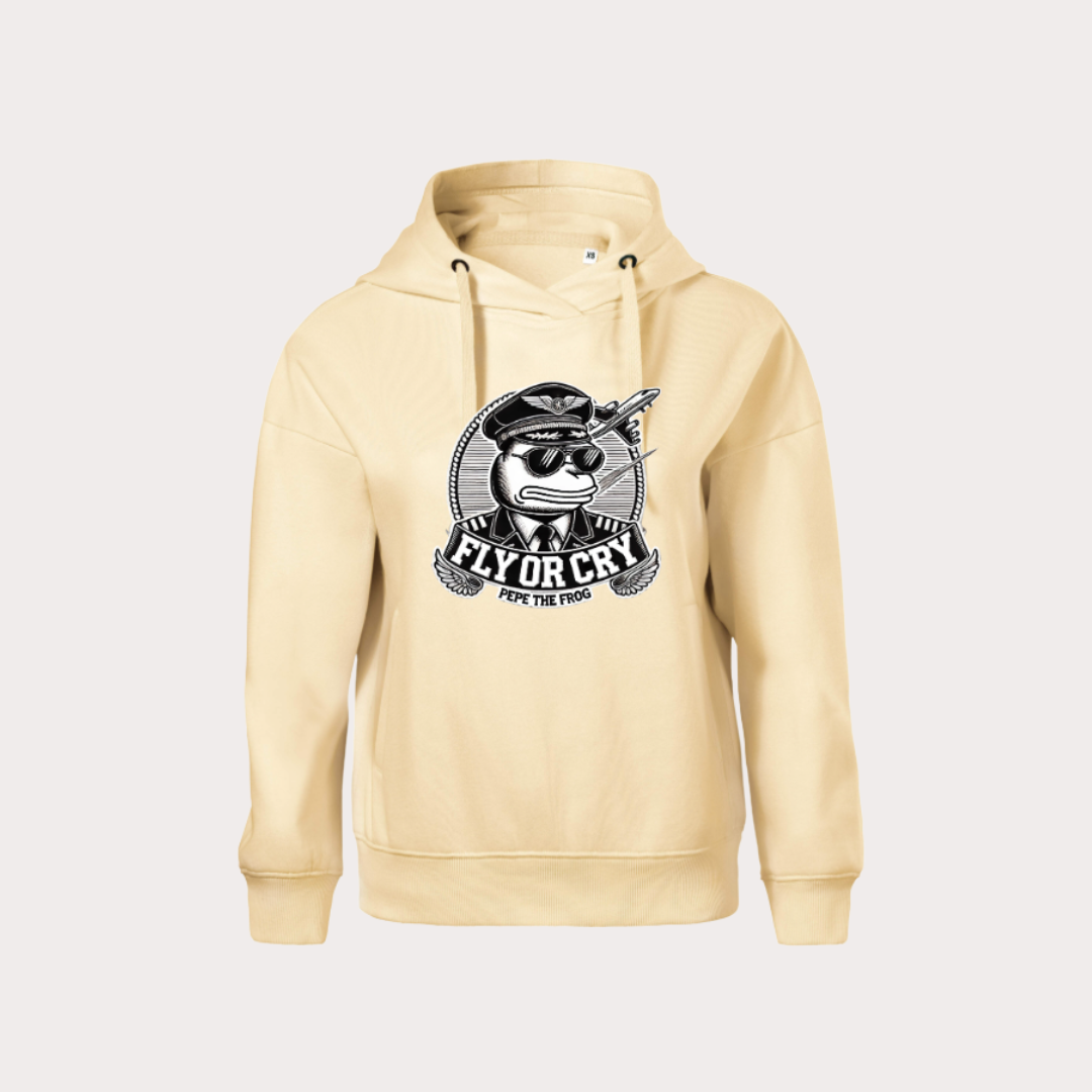 WOMEN’S HOODIE – FLY OR CRY CAPTAIN’S EDITION