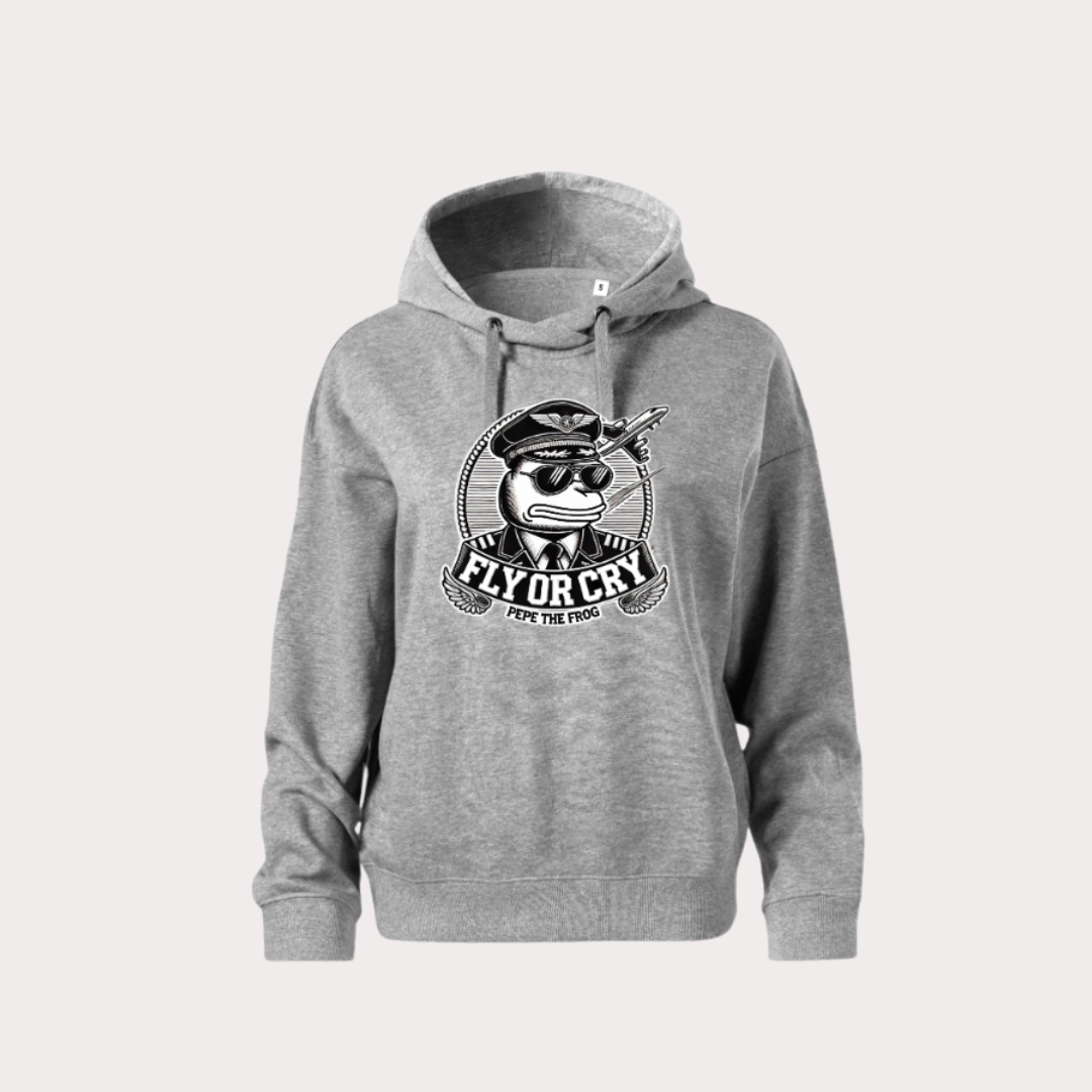 WOMEN’S HOODIE – FLY OR CRY CAPTAIN’S EDITION