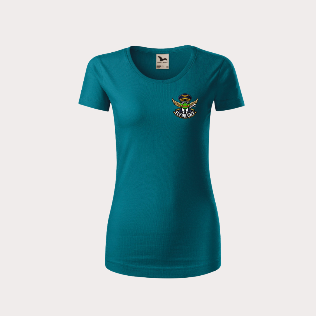 WOMEN’S FLY OR CRY CAPTAIN’S EDITION T-SHIRT