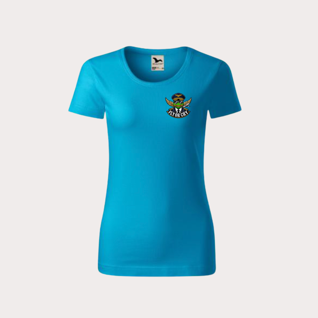 WOMEN’S FLY OR CRY CAPTAIN’S EDITION T-SHIRT