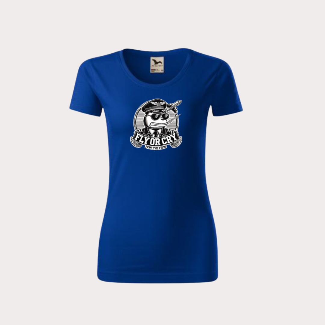 WOMEN’S FLY OR CRY PILOT MODE T-SHIRT